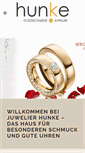 Mobile Screenshot of juwelier-hunke.de