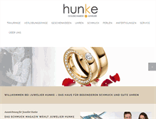 Tablet Screenshot of juwelier-hunke.de